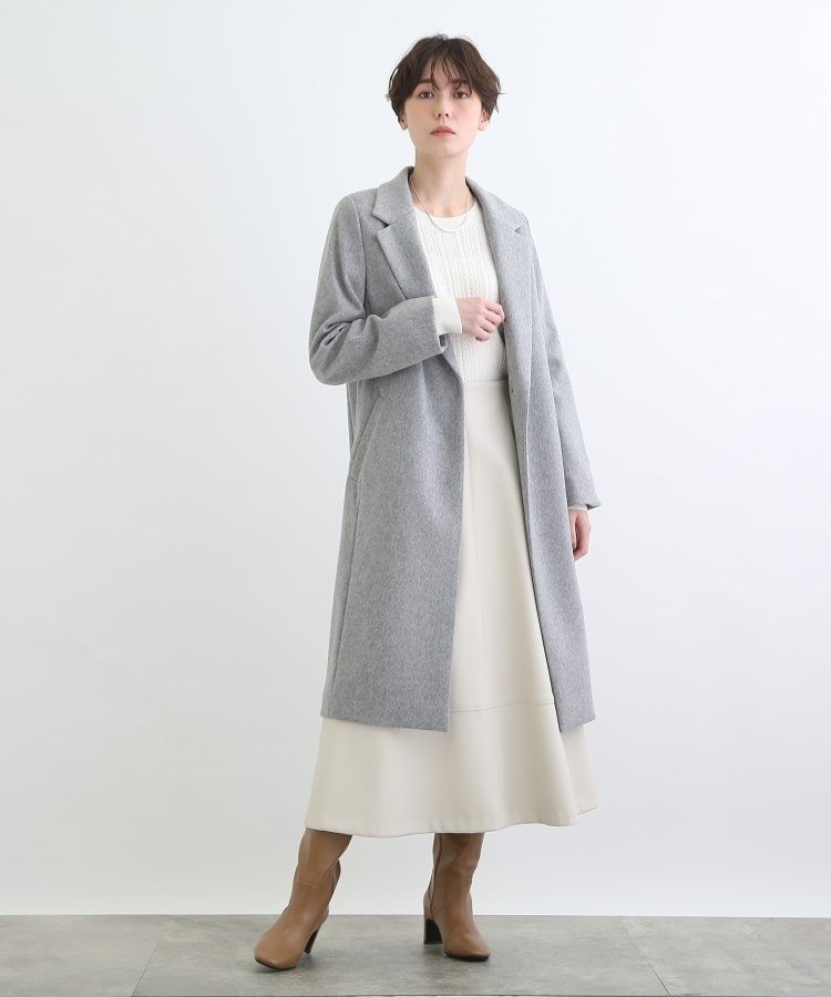 INDIVI｜【定番人気!/名品コート/日本製】ウール100%チェスターコート