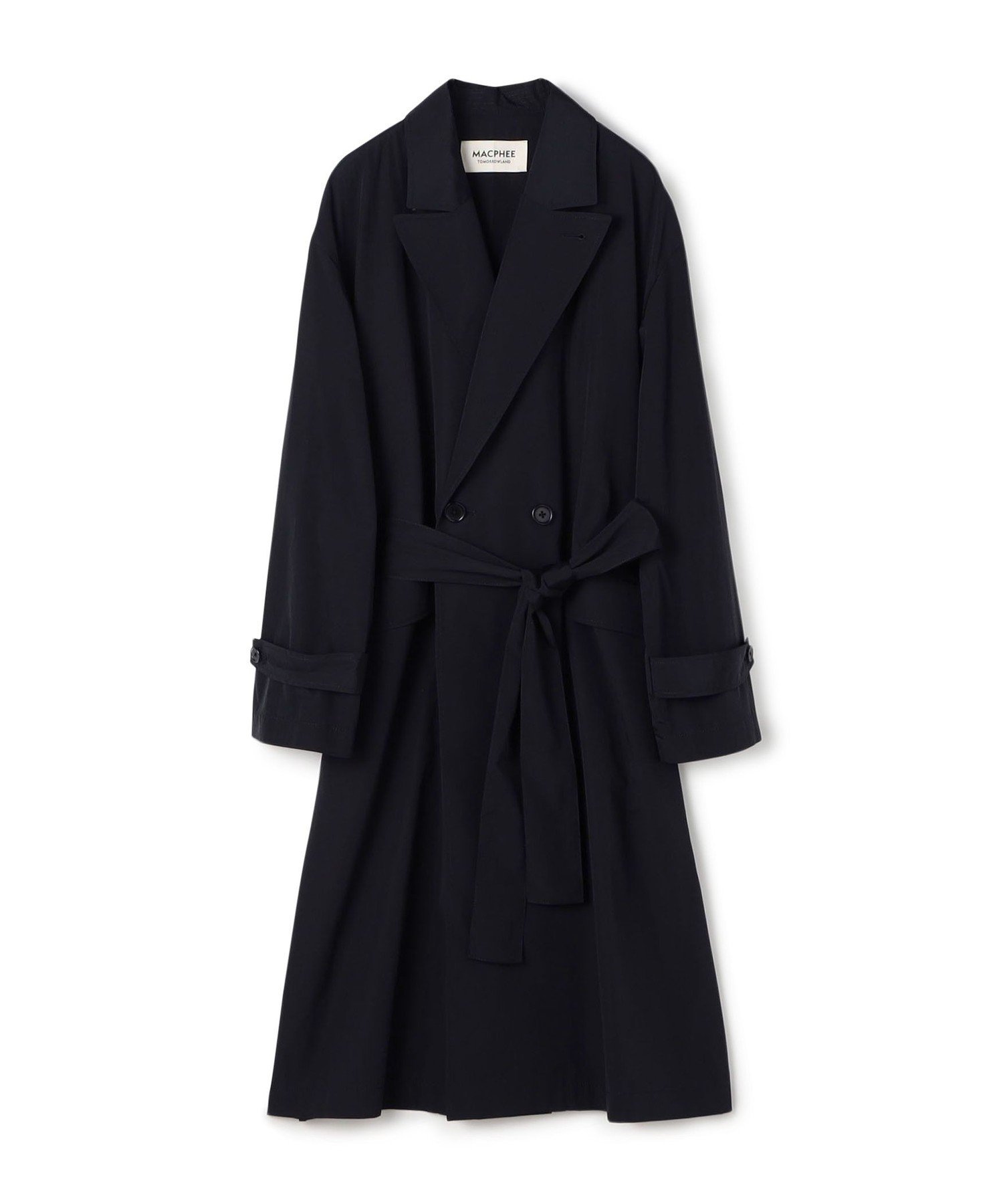 TOMORROWLAND｜ウォーターレぺレントタフタ ベルテッドコート