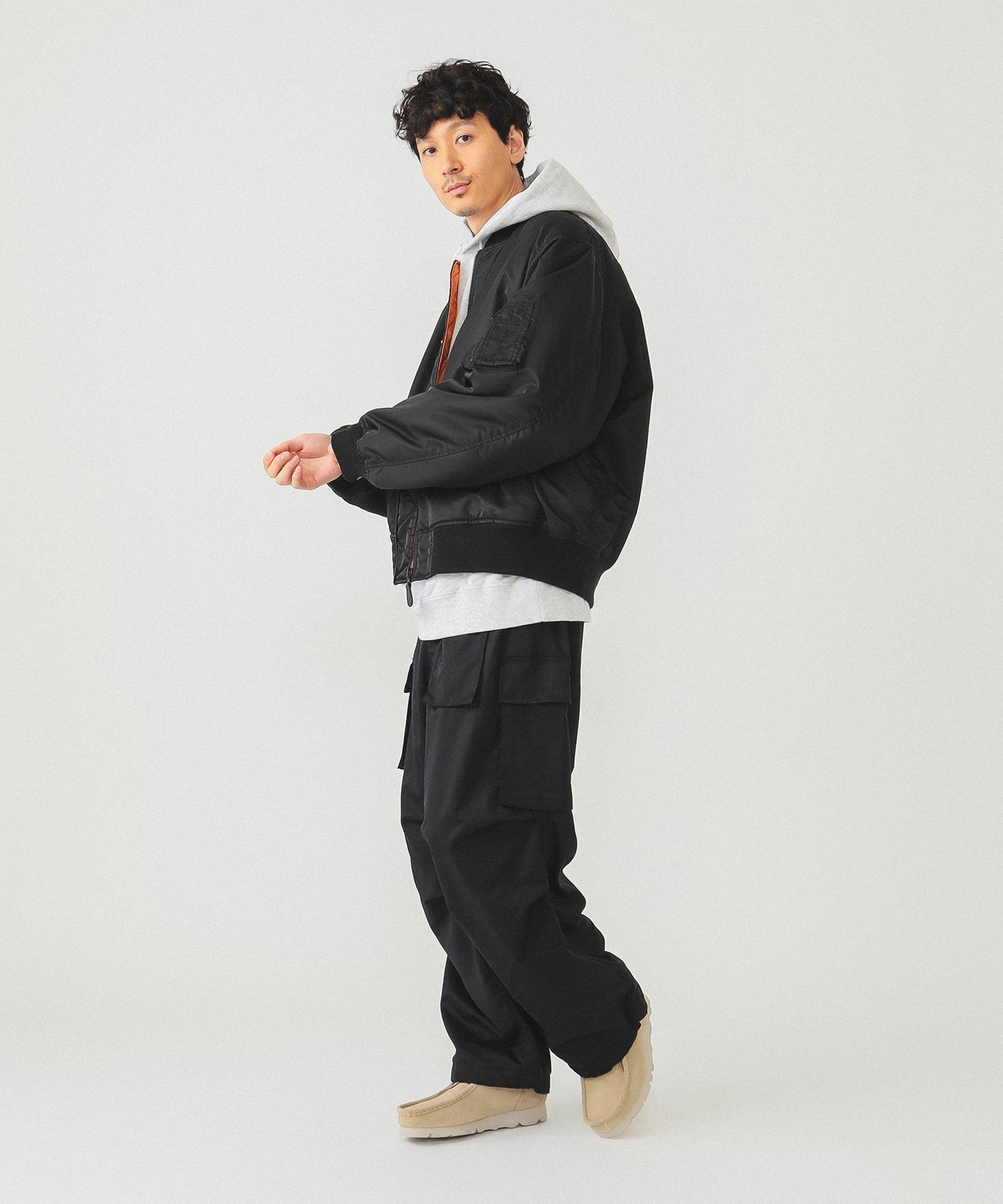 BEAMS MEN｜リラックスフィット THERMOLITE(R) MA-1 (撥水) | Rakuten