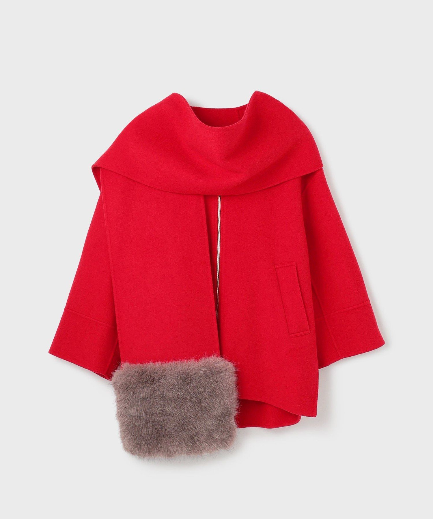 GRACE CONTINENTAL｜フードストールリバーコート | Rakuten Fashion