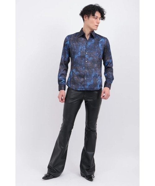 TORNADO MART｜TORNADO MART∴ストレッチレザーベルボトム | Rakuten