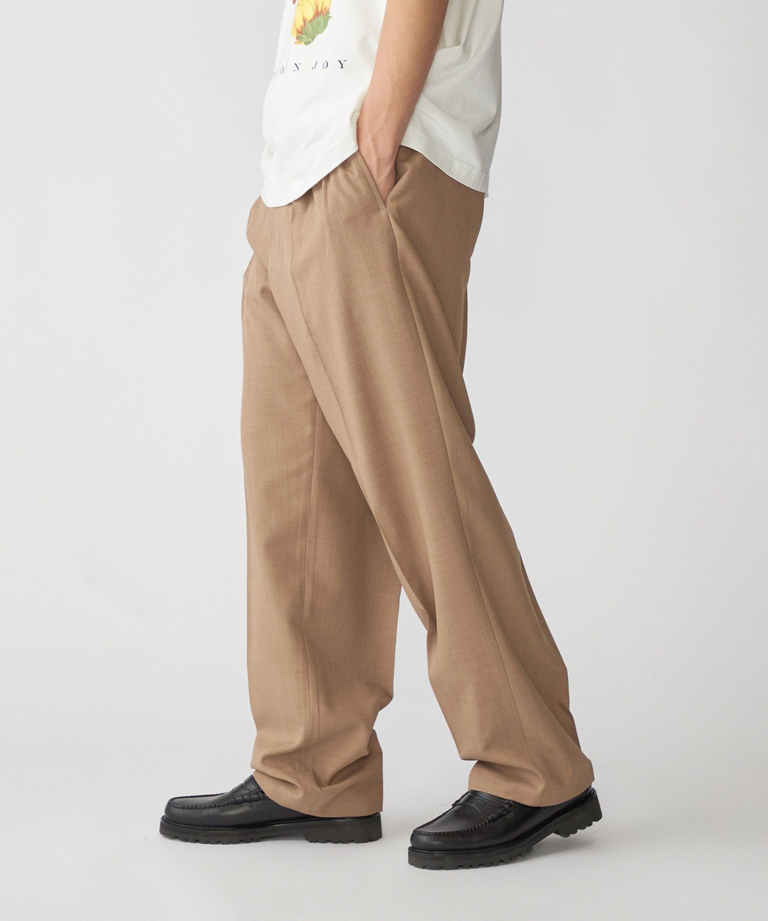 SHIPS｜SHIPS: 2タック ワイド テーパード パンツ | Rakuten Fashion