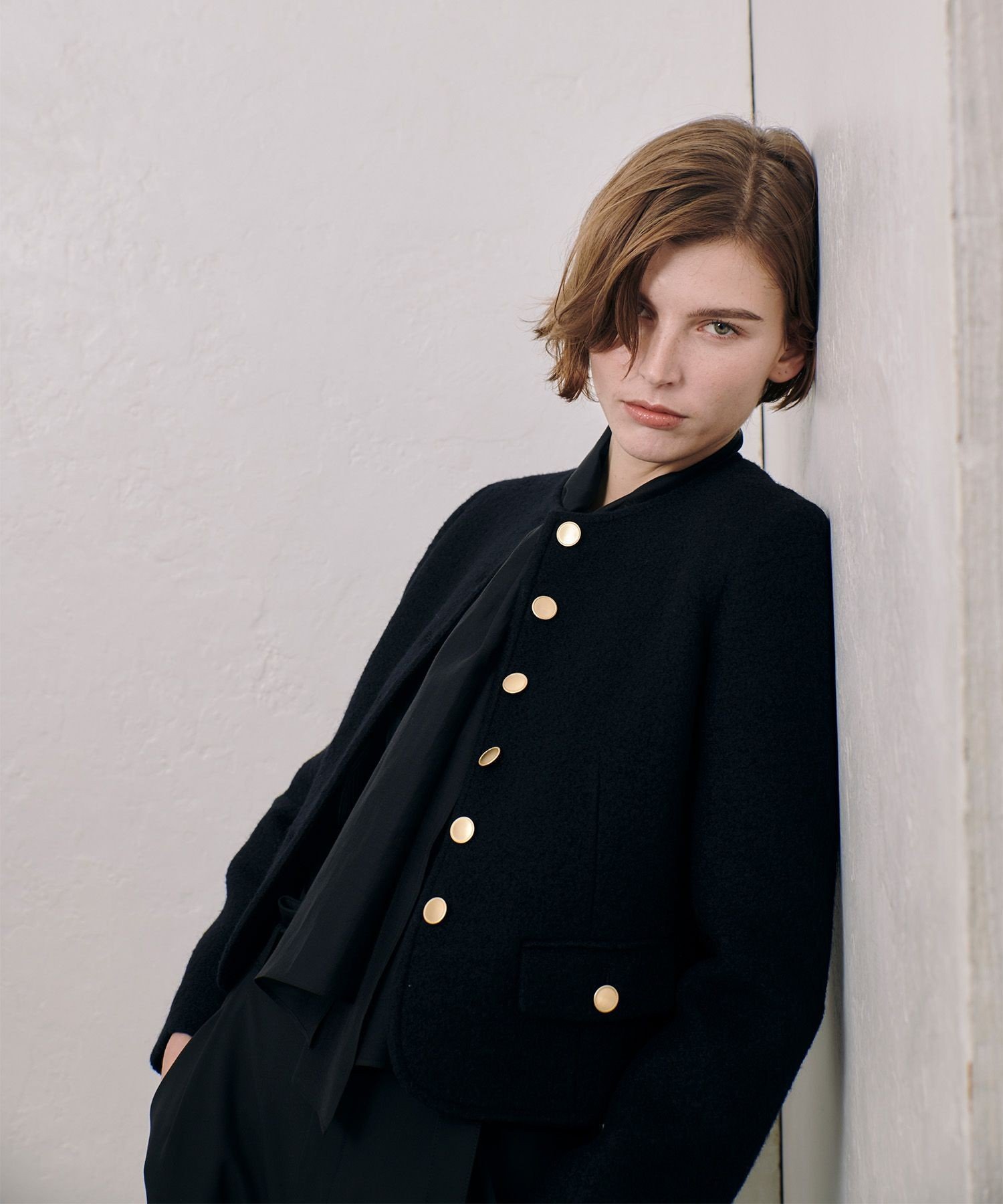 allureville｜ブークレーノーカラージャケット | Rakuten Fashion(楽天