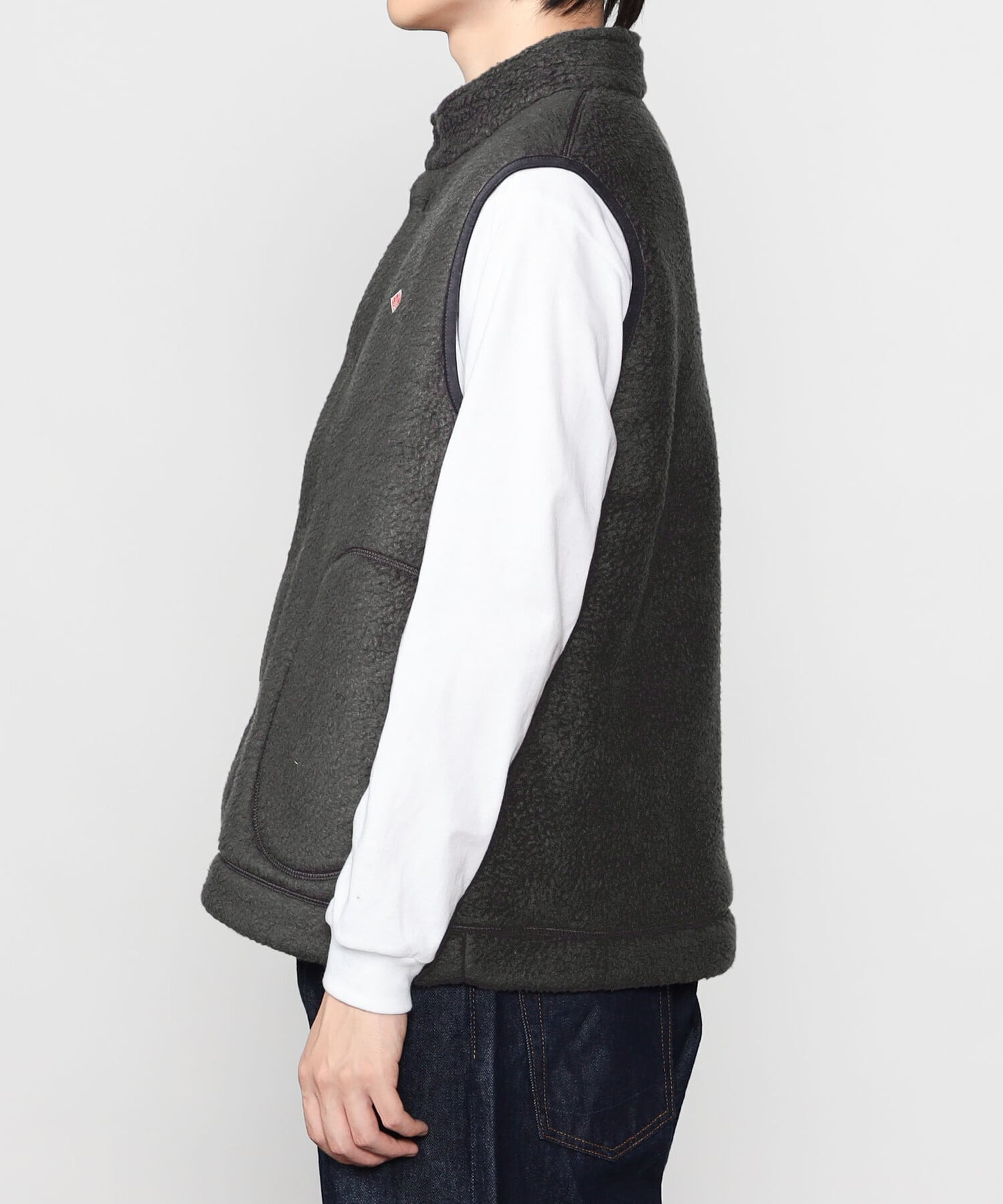 Bshop｜DANTON | ダブルフェイスボア スタンドカラーベスト MEN