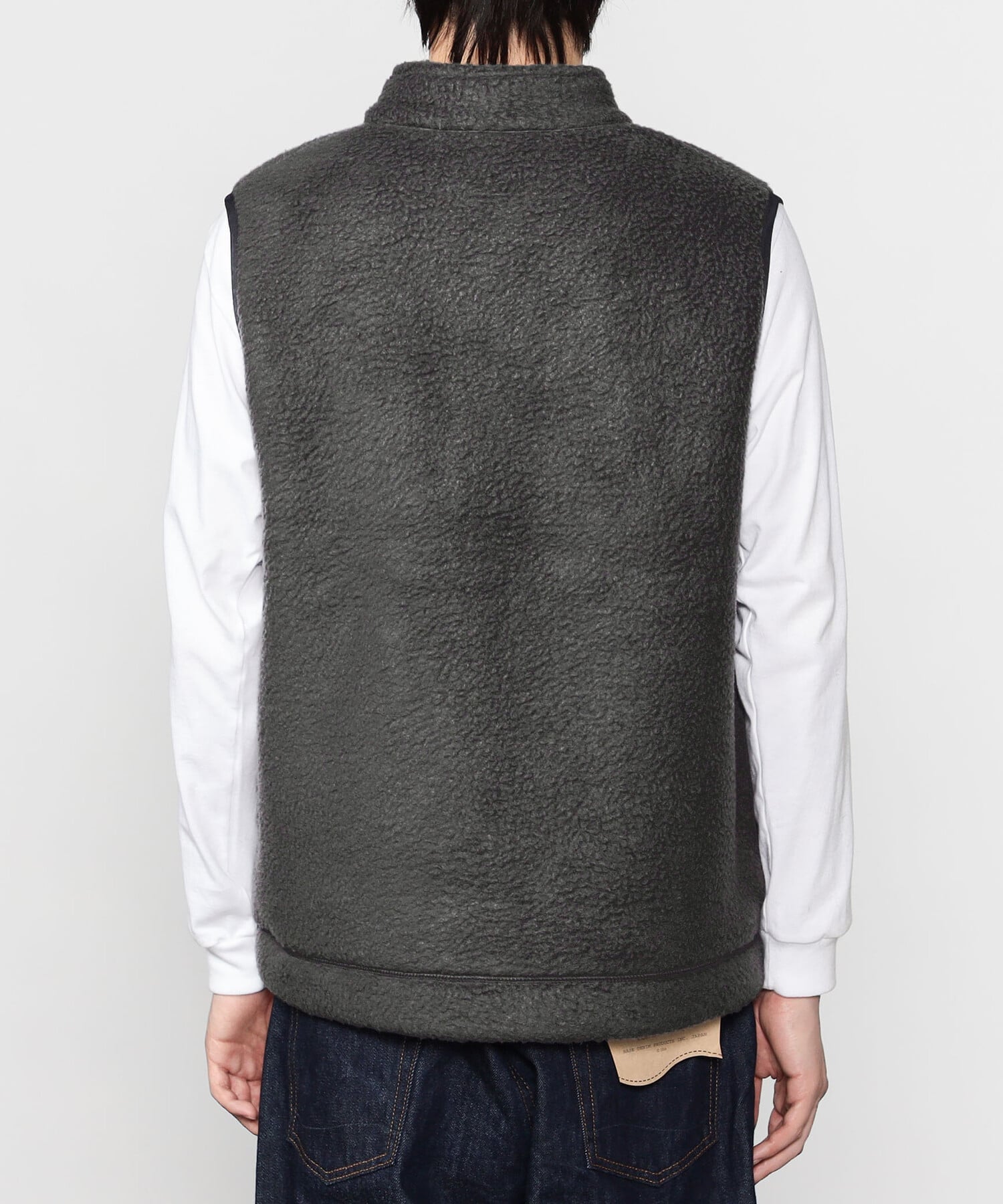 Bshop｜DANTON | ダブルフェイスボア スタンドカラーベスト MEN