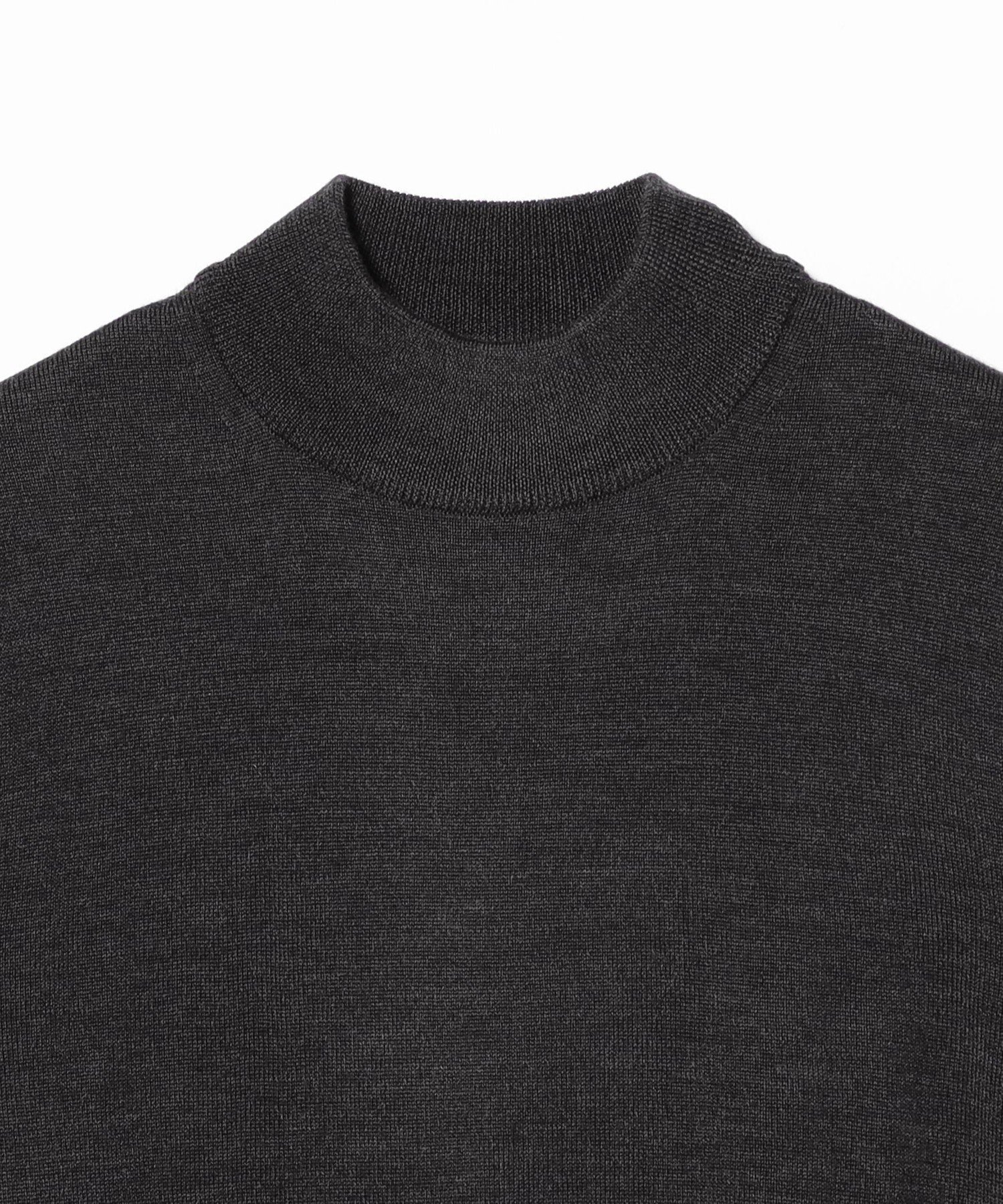 BEAMS MEN｜【別注】MORGANO / 21ゲージ モックネック ニット