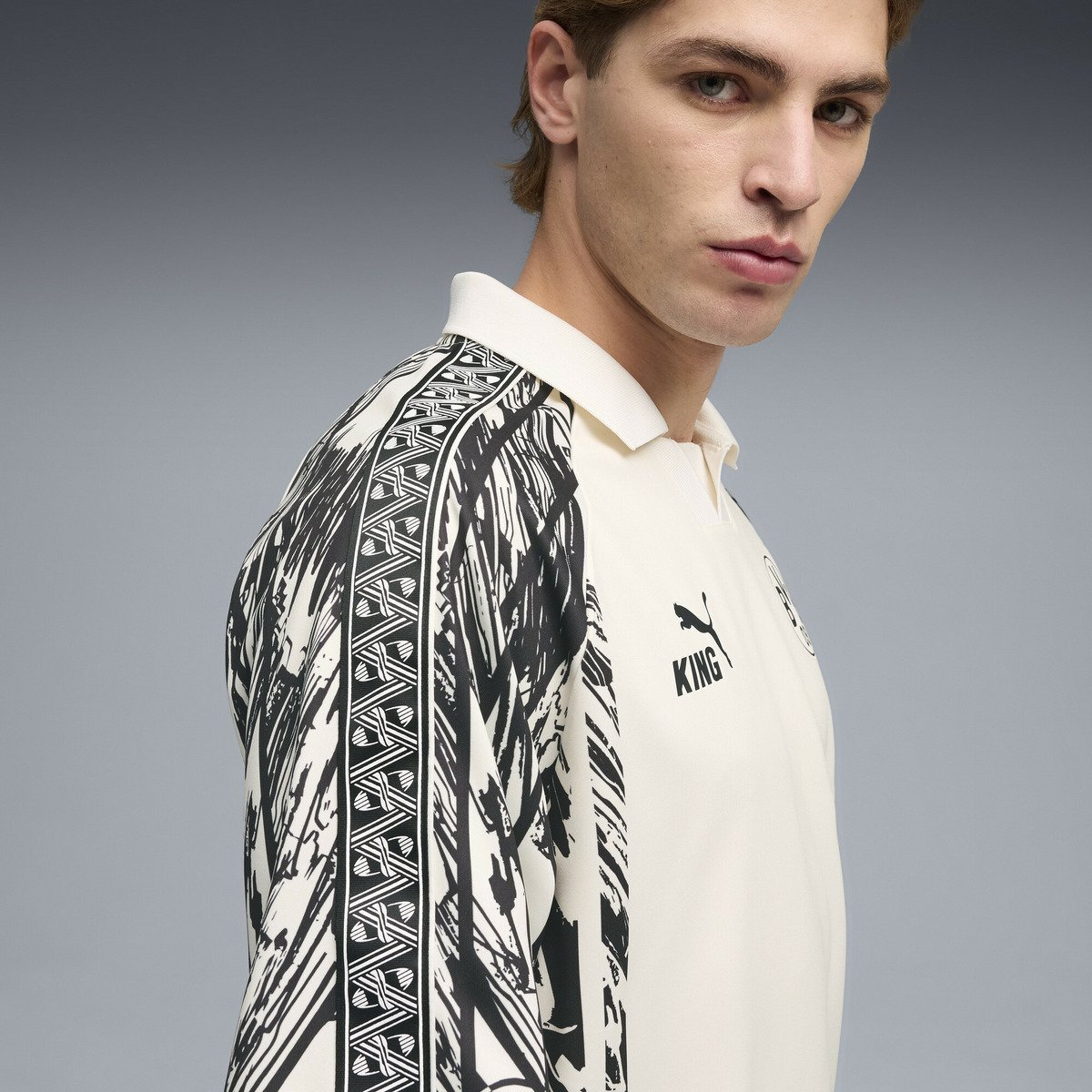 PUMA｜メンズ ボルシア ドルトムント キング レトロ 半袖 シャツ