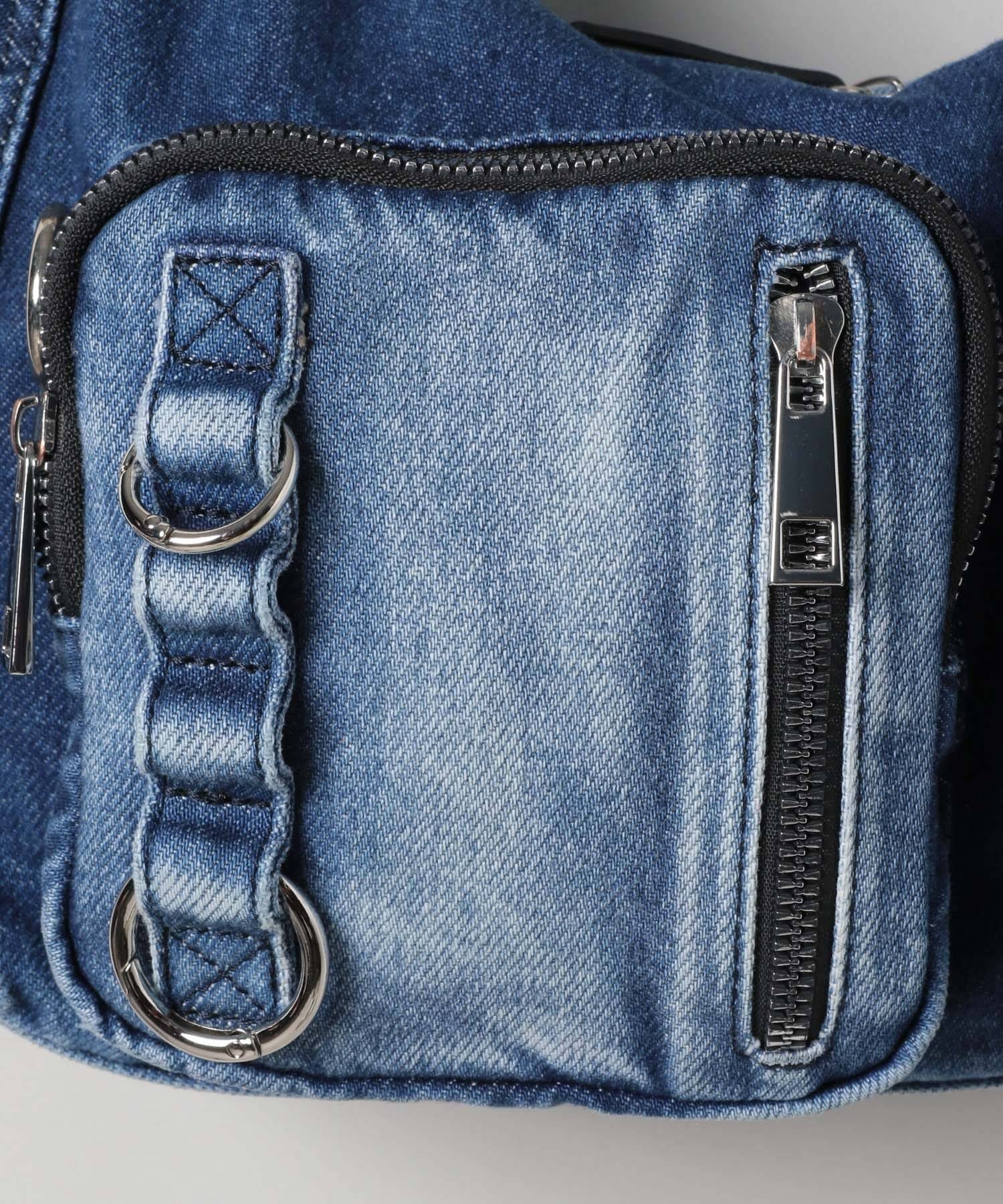 JEANASIS｜マルチポケットデニムワンショルダー | Rakuten Fashion