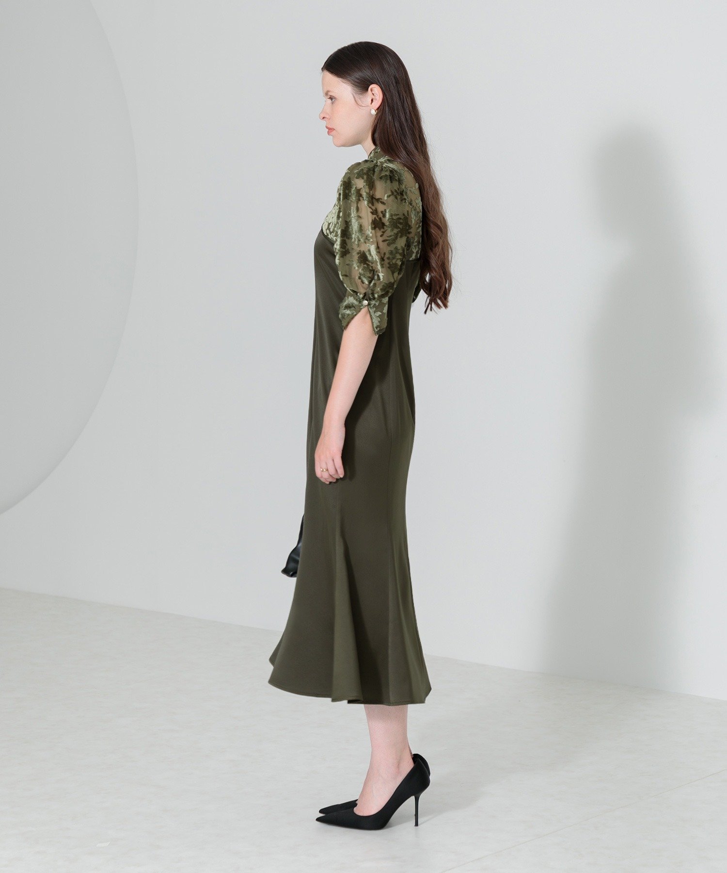 Leja｜LEJA-ショートボレロマーメイドワンピースセットアップロング