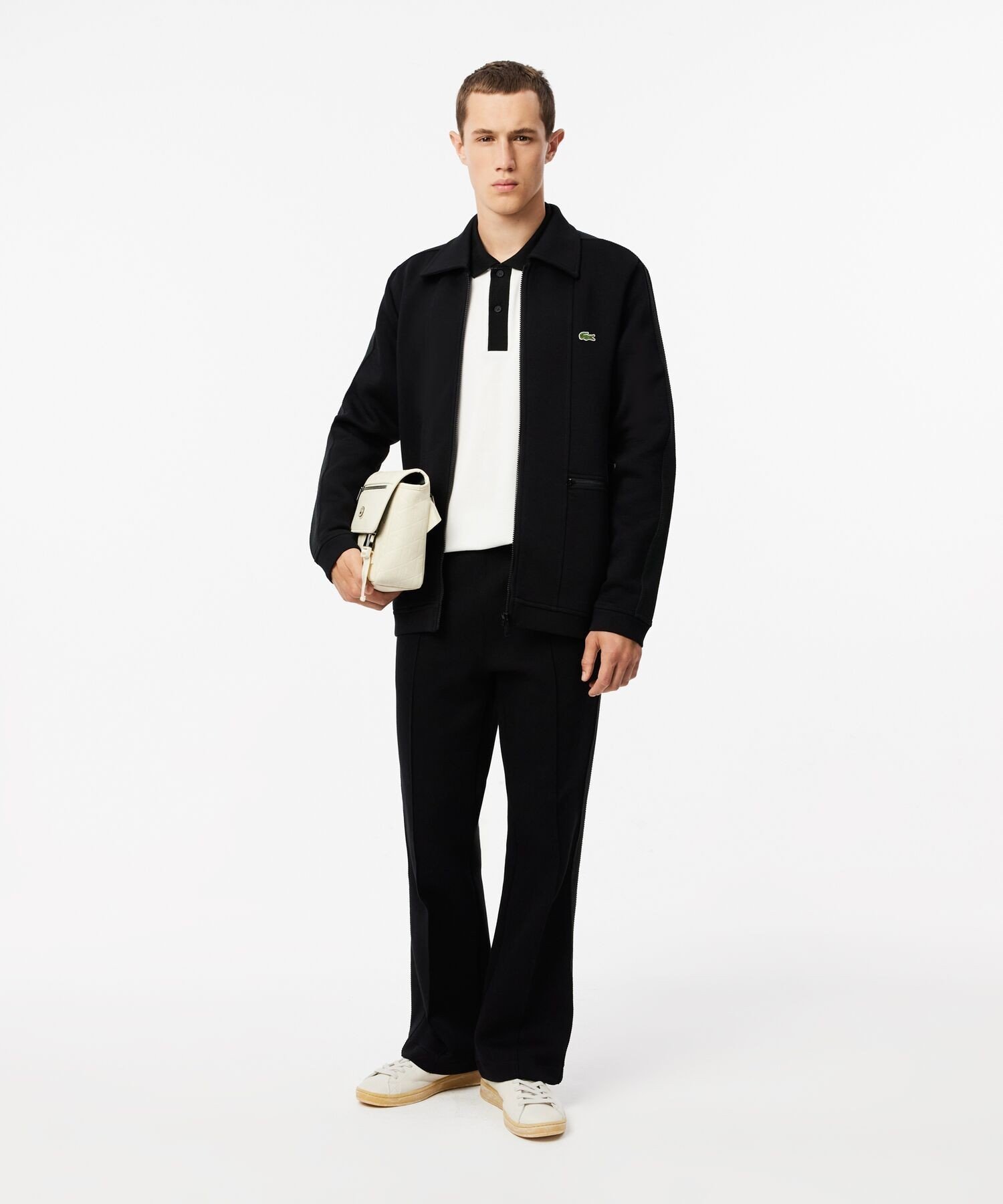 LACOSTE｜ダブルフェイススウェットジップジャケット / ジップアップ