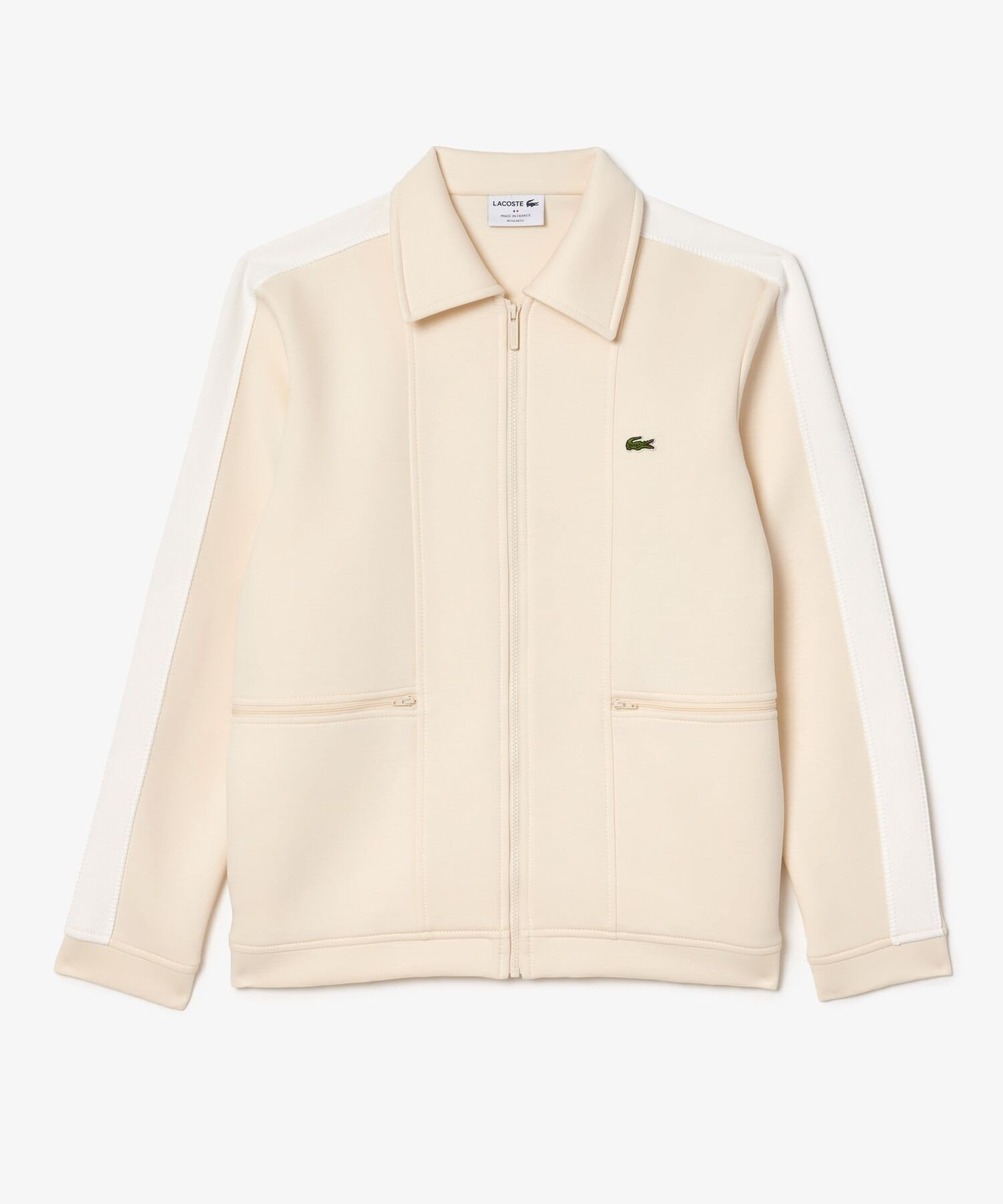 LACOSTE レッド ジップアップジャケット US XS Men's Crocodile Stand