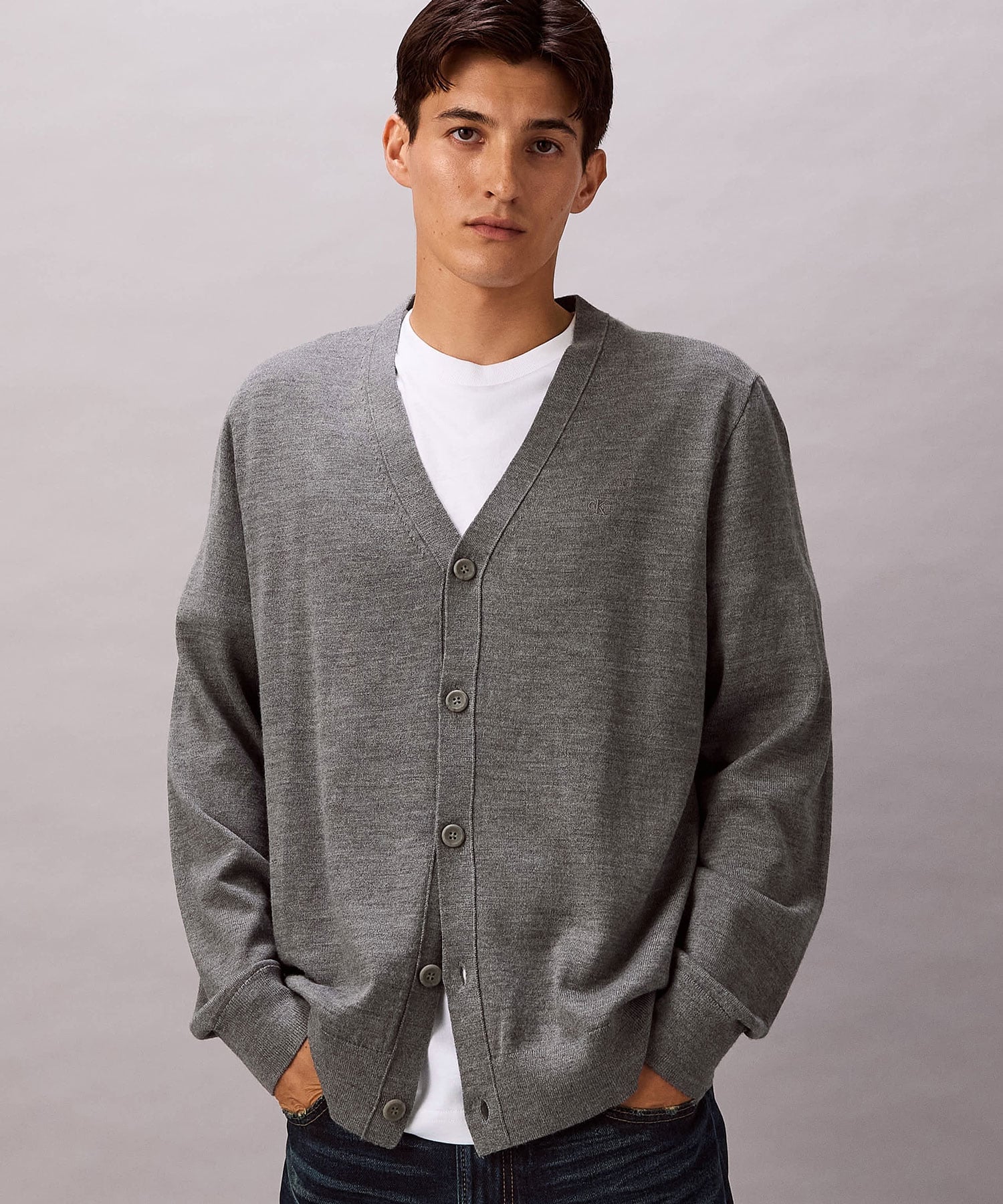 Calvin Klein｜(M)【公式ショップ】 カルバンクライン カーディガン