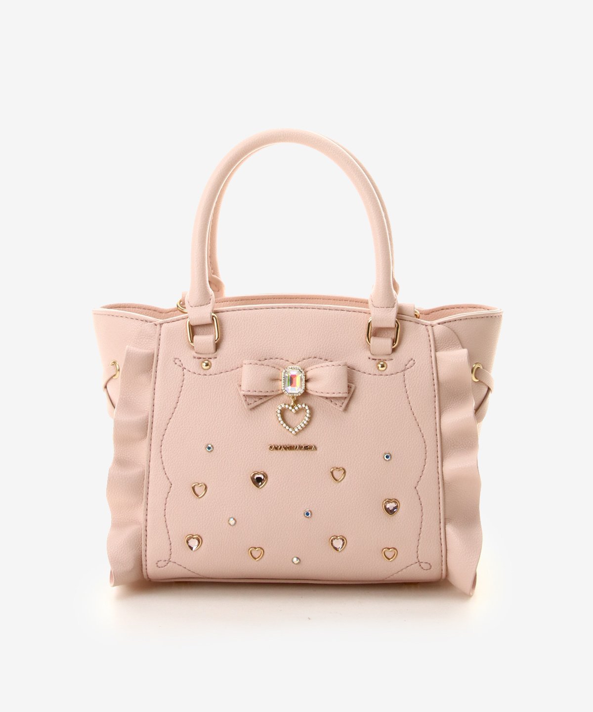 SAMANTHAVEGA｜サイドレースアップリボンビジューミニフラッター