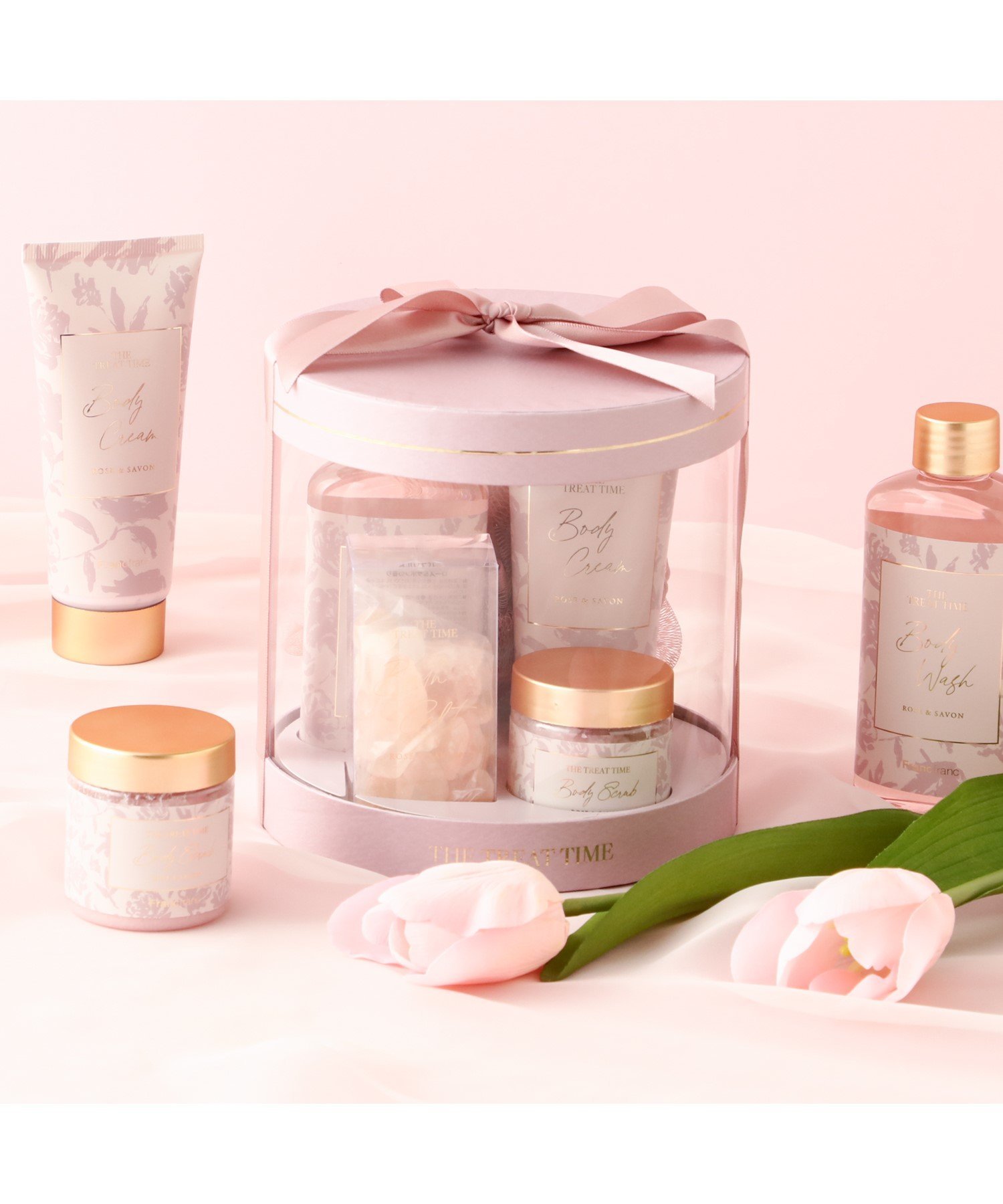 Francfranc｜ザ トリートタイム ボディケアギフトセット M (ローズ