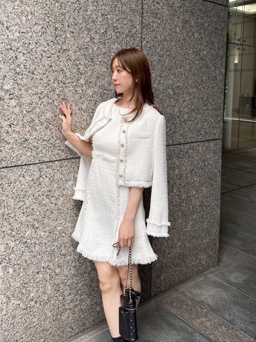 SNIDEL｜ツイードミニワンピース | Rakuten Fashion(楽天ファッション