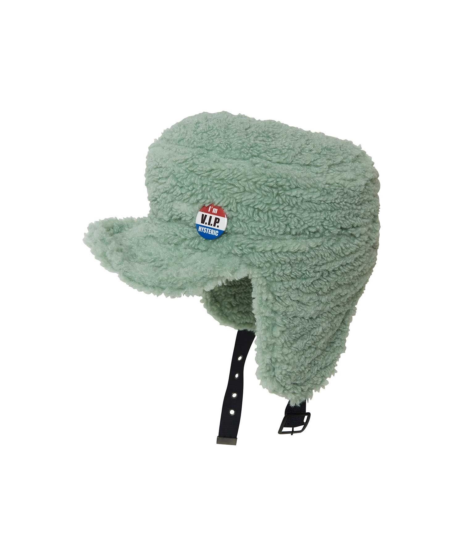 HYSTERIC GLAMOUR｜I'M V.I.P. HYSTERIC ボアフライトキャップ