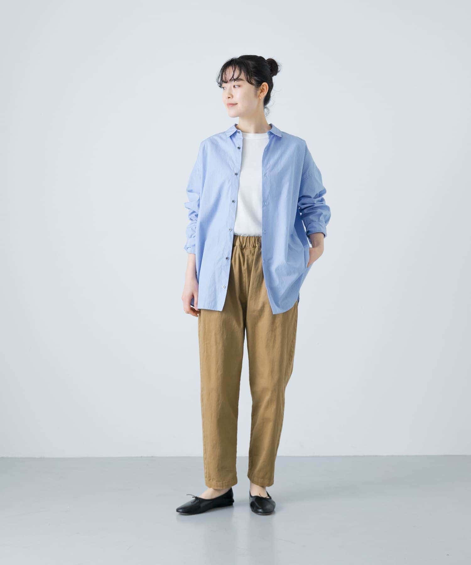 かぐれ｜コットンストレッチイージーパンツ | Rakuten Fashion(楽天