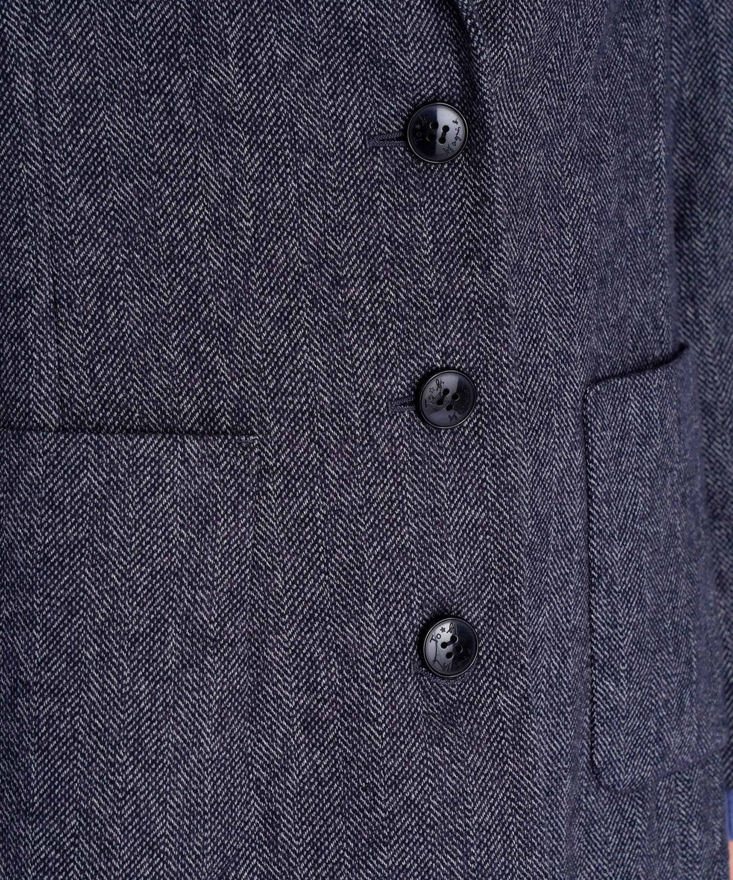 agnes b.｜コットン ツイード テーラードジャケット | Rakuten Fashion