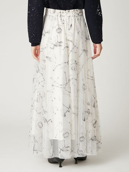 FRAY I.D｜エトワールエンブロイダリーチュールスカート | Rakuten