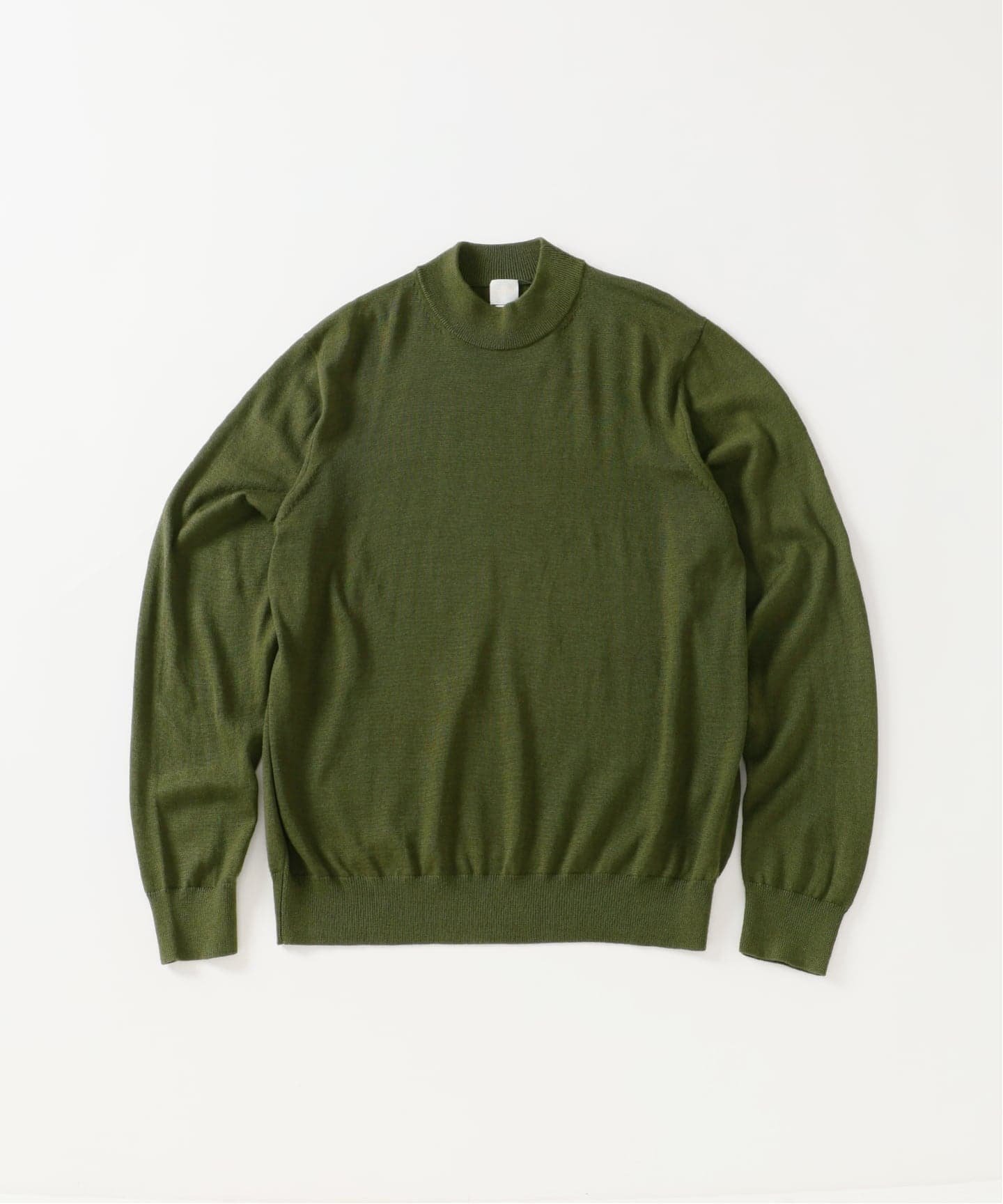 EDIFICE｜12G ウール/シルク/カシミヤ MIX クリスタル モックネック