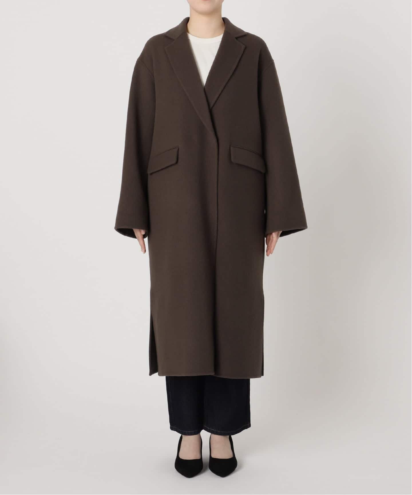 SLOBE IENA｜《追加》souple woolダブルフェイスチェスターコート