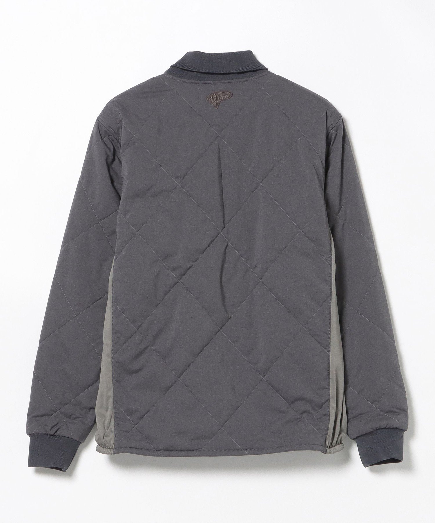 BEAMS OUTLET｜ORANGE LABEL / 格子キルト 切り替えジップブルゾン