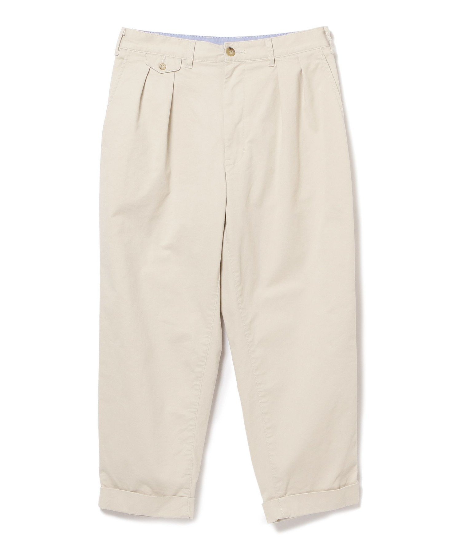 BEAMS MEN｜【百名品 定番 人気アイテム】BEAMS PLUS / 2プリーツチノ