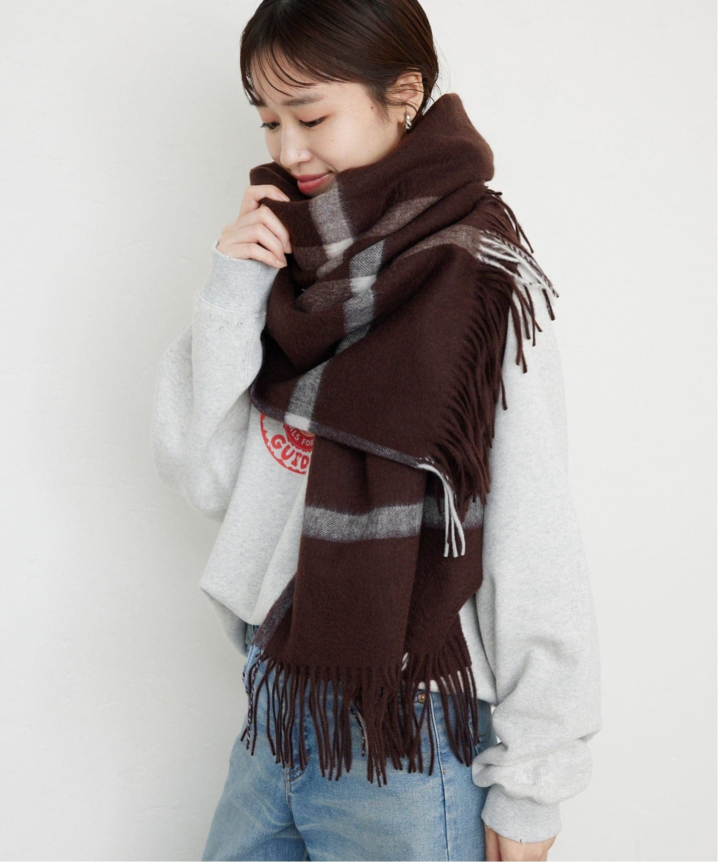 SLOBE IENA｜《追加》TWEED MILL/ツイードミル ストール | Rakuten