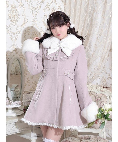 NOEMIE｜ヨークフリルドーリーショートコート | Rakuten Fashion(楽天