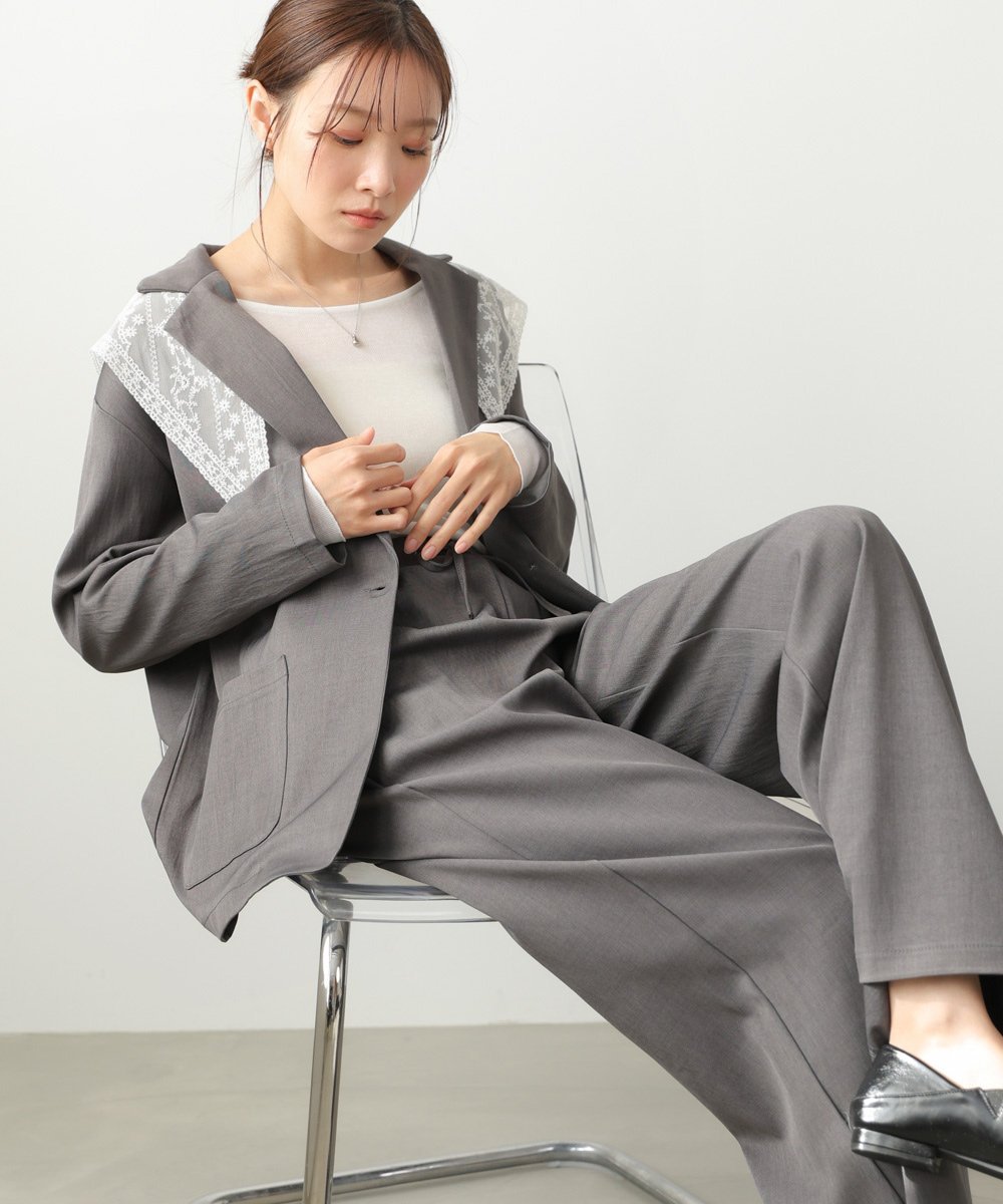 楽天市場】グレー ジャケット（オールインワン・サロペット