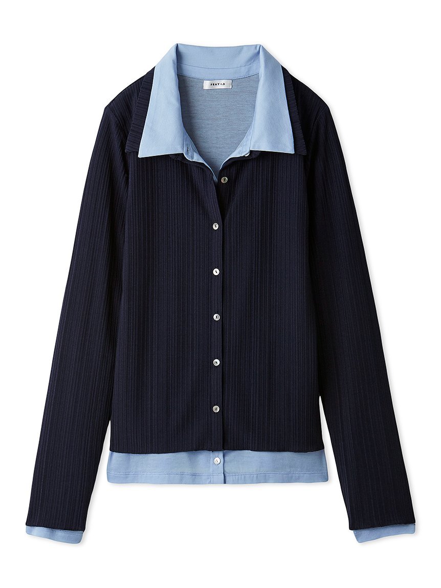 FRAY I.D｜レイヤードポロカットソー | Rakuten Fashion(楽天