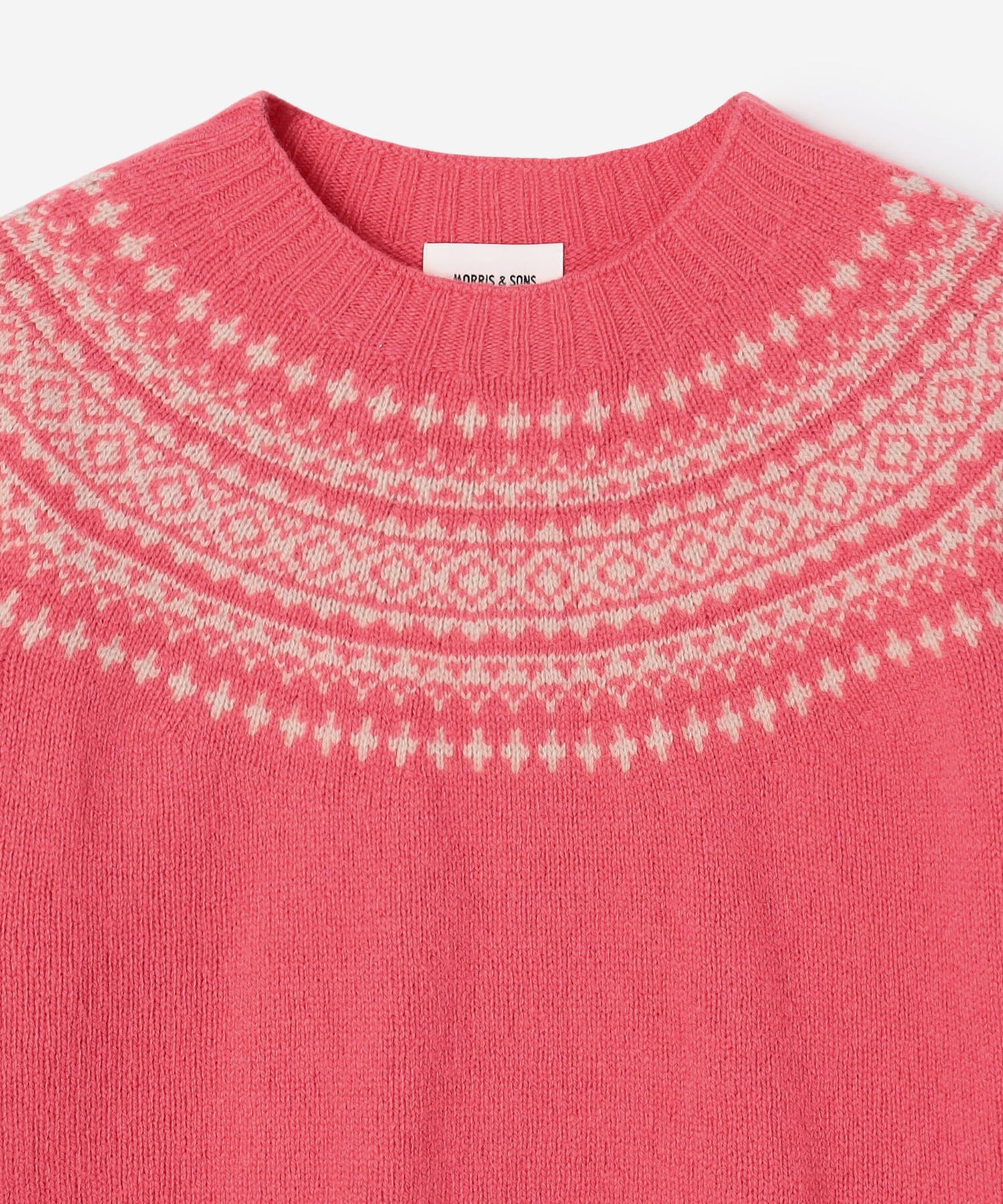 Bshop｜MORRIS & SONS | ジーロンラム ノルディックセーター WOMEN