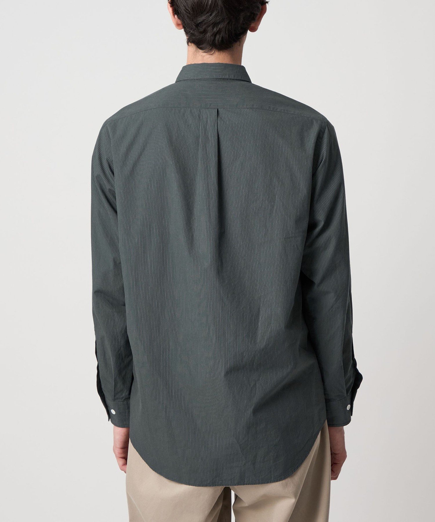 超高級★美品◎スティーブンアラン　コンパクトヤーン　レギュラーカラーシャツ　緑 STEVEN ALAN（スティーブンアラン） シャツ 60 コンパクトヤーン