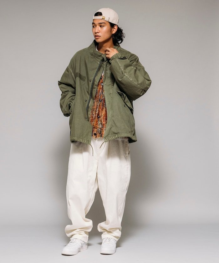 FREAK'S STORE｜フェード加工 M65 ショートモッズコート LINER SET