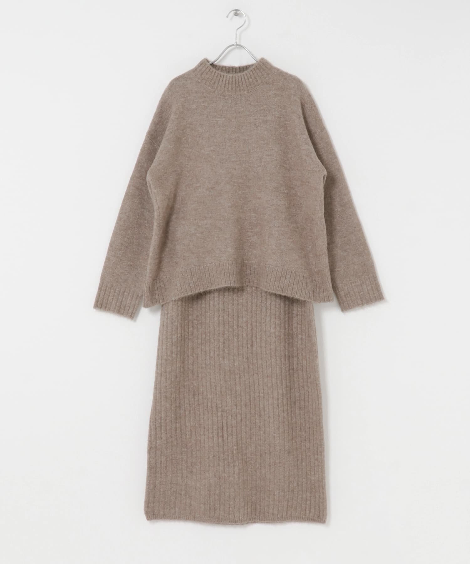 Sonny Label｜『WEB限定』モックネックニット×スカートセットアップ