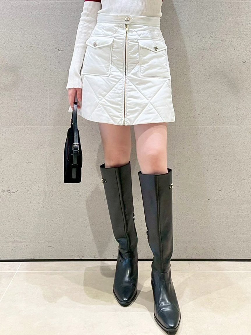 LILY BROWN｜【LILY BROWN×MARY QUANT】デイジー釦キルトダウンミニ