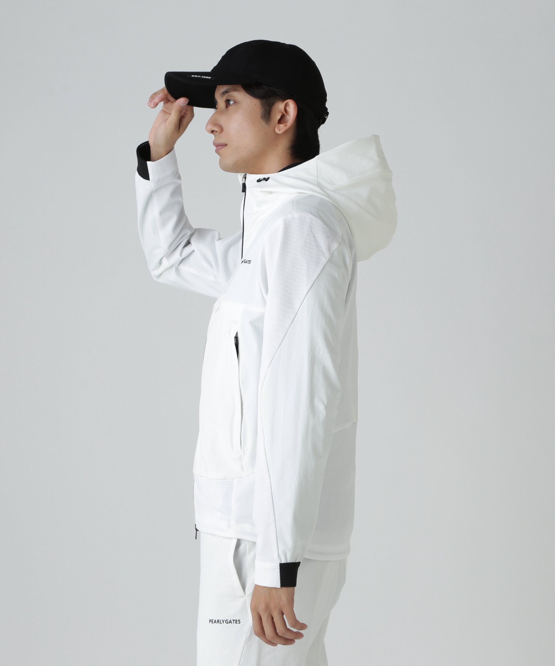 PEARLY GATES｜テックスブリッドフーディブルゾン | Rakuten Fashion