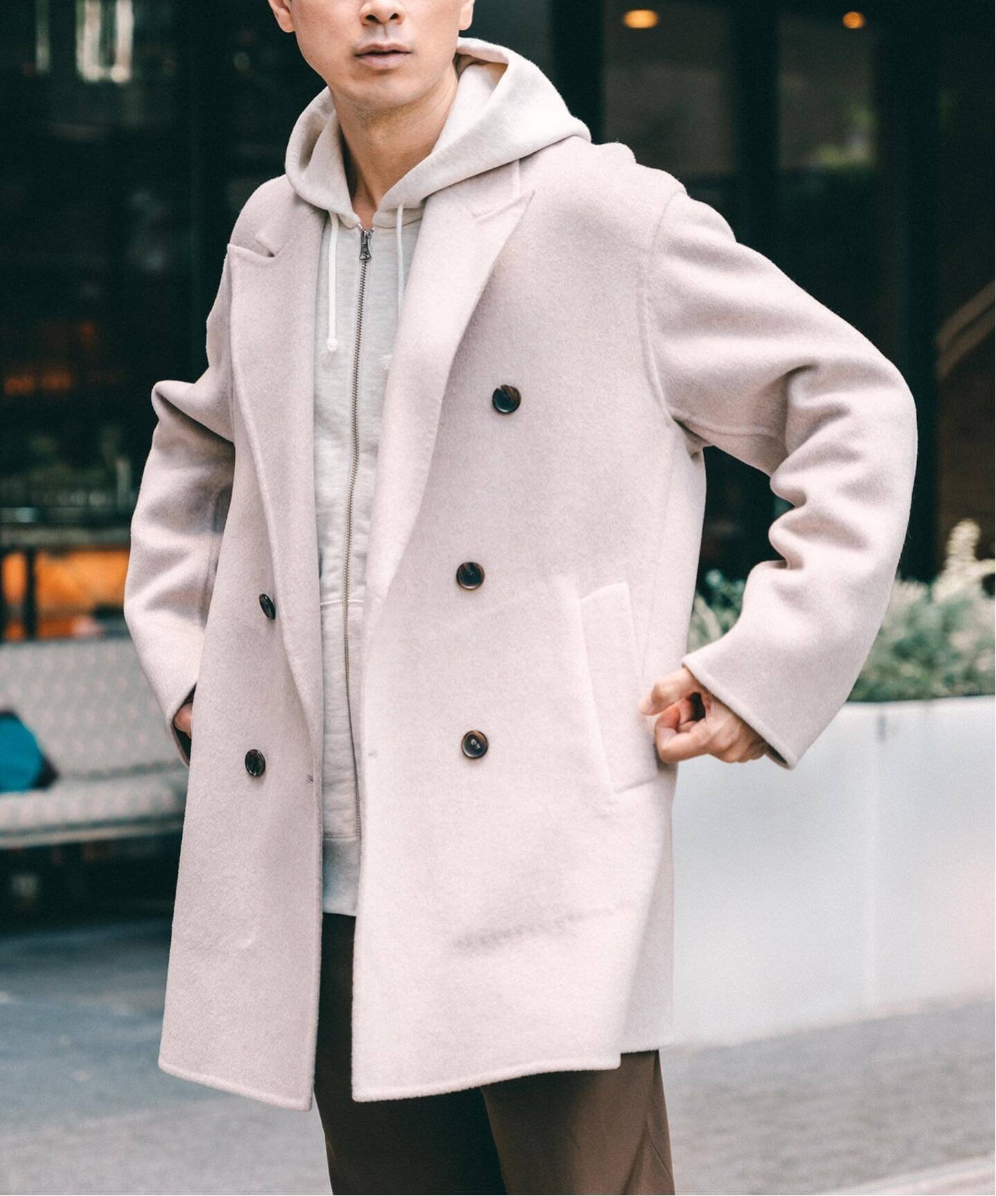 EDIFICE｜E. ウールカシミヤ Wフェイス コート | Rakuten Fashion(楽天