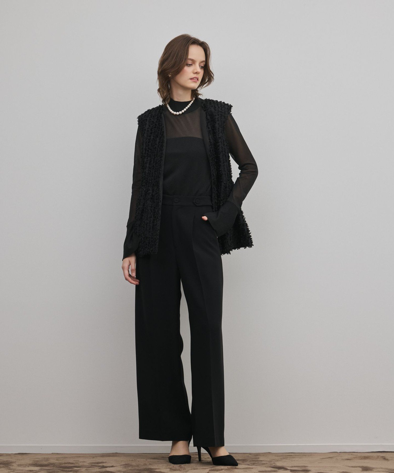 GRACE CONTINENTAL｜トリアセワイドパンツ | Rakuten Fashion(楽天