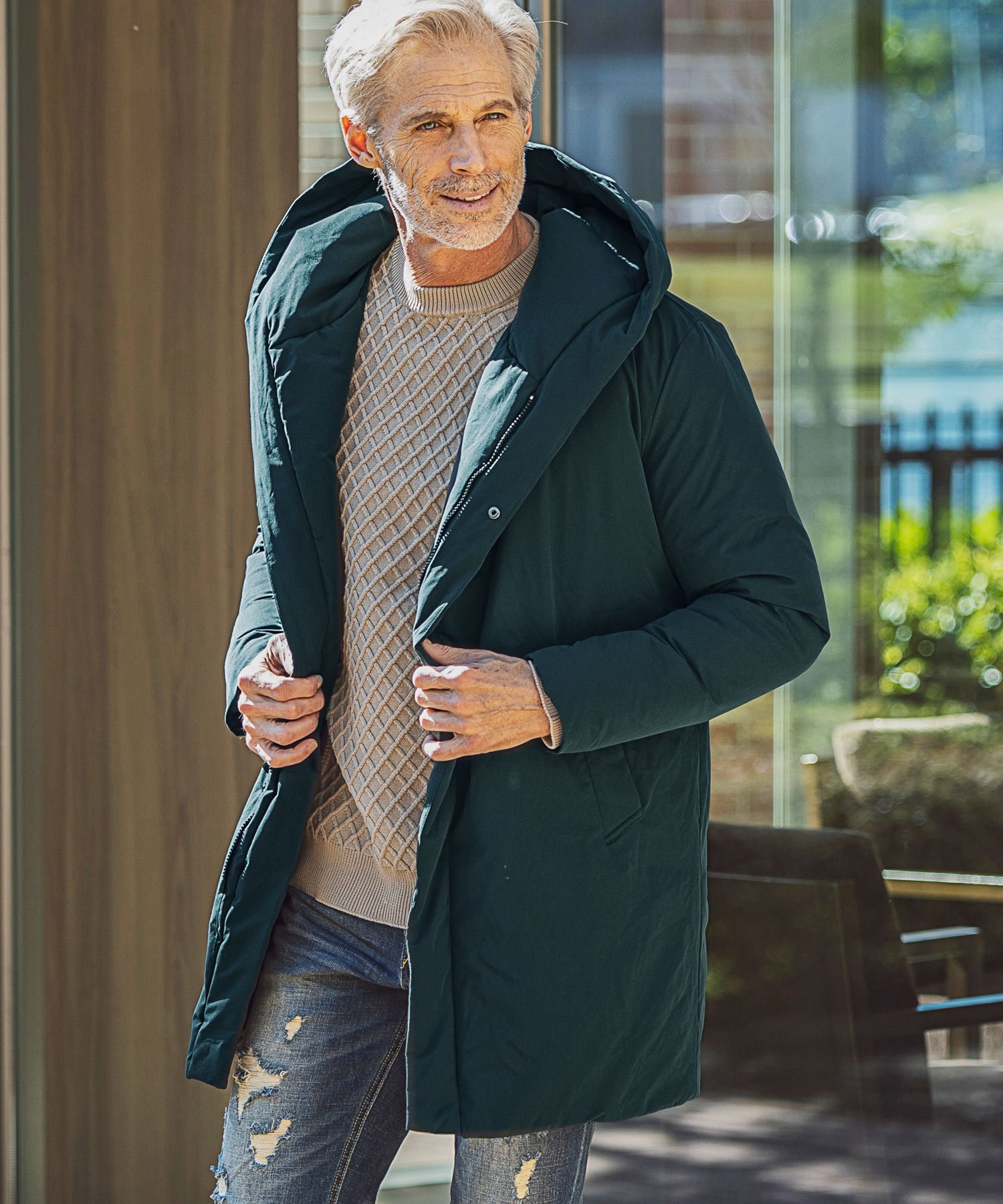 SHIFFON｜【直営店・WEB限定】 AKM Contemporary ダウンラップコート