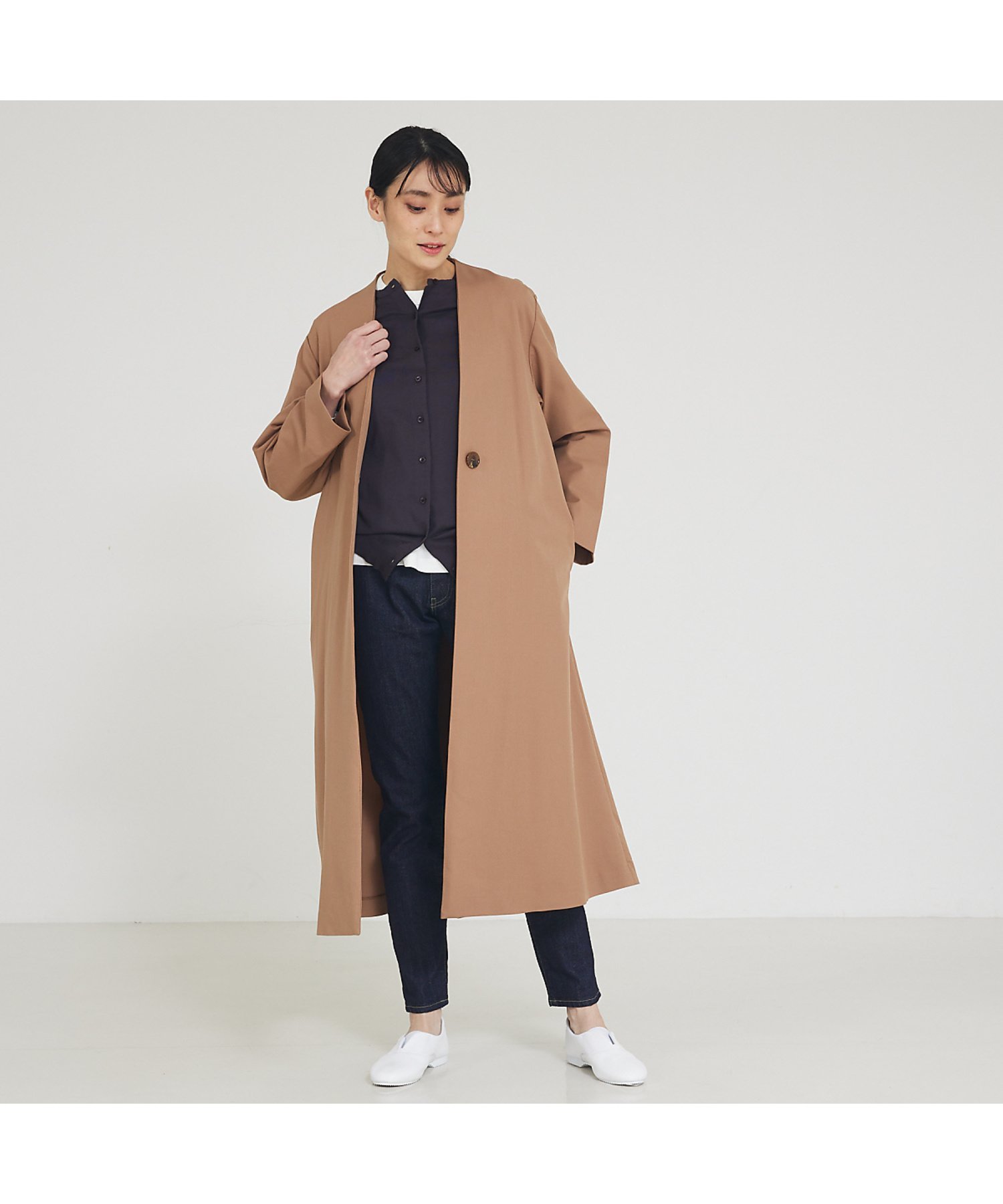 collex｜【セットアップ対応】ノーカラーコート | Rakuten Fashion