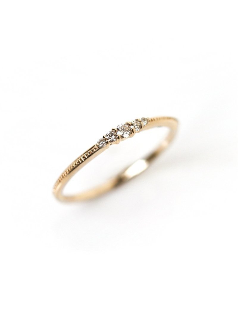 cui-cui｜ダイヤモンド 5石 リング | K10YG | Rakuten Fashion(楽天