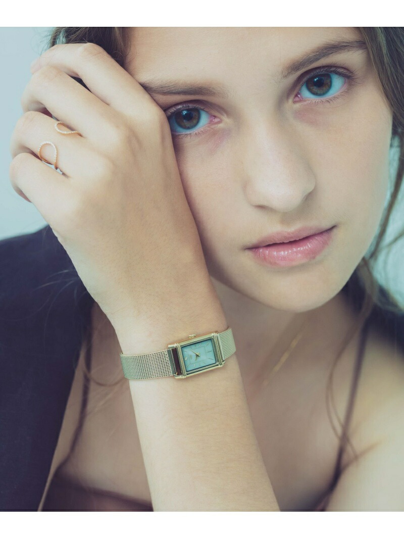 ete｜ソーラーウォッチ スクエア メッシュベルト | Rakuten Fashion