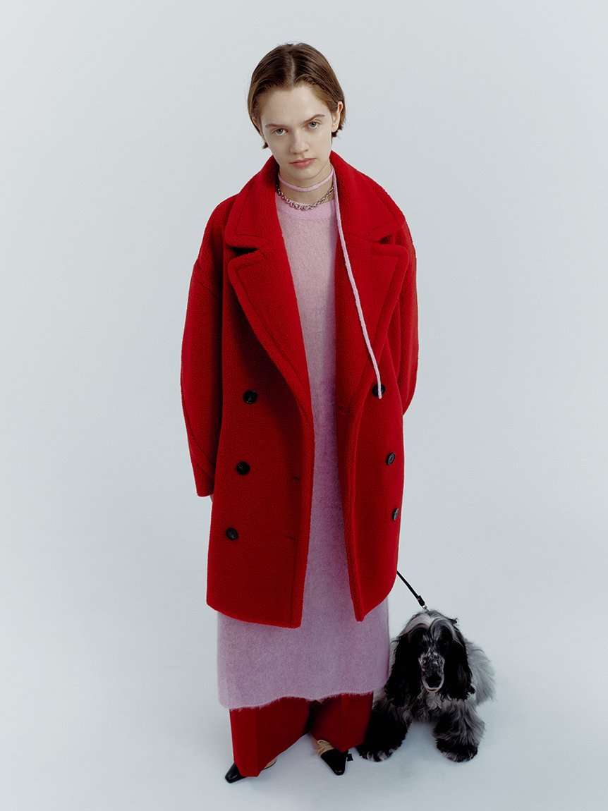 Mila Owen｜オーバーサイズボアコート | Rakuten Fashion(楽天