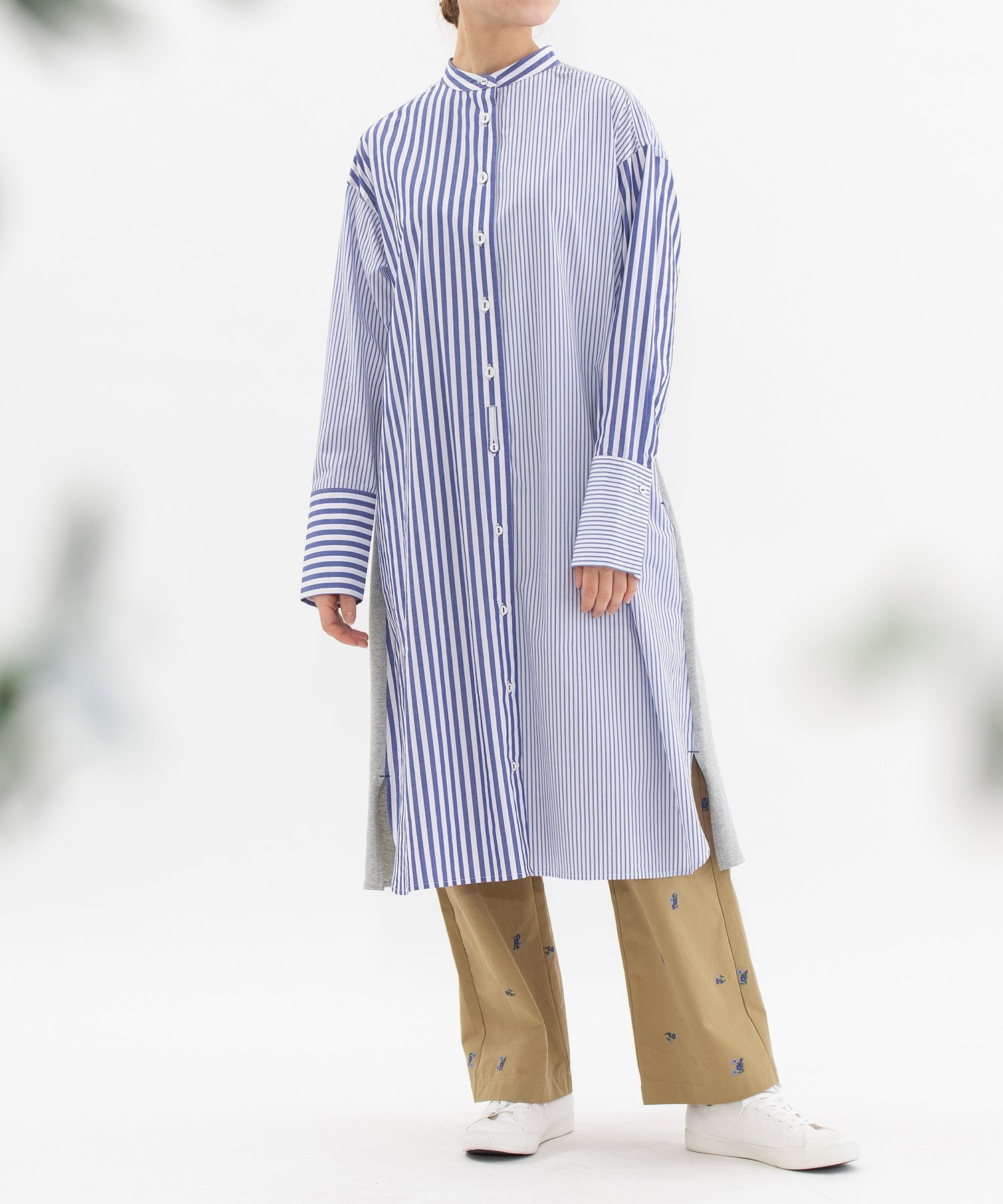 POU DOU DOU｜フラワー刺繍チノパンツ | Rakuten Fashion(楽天