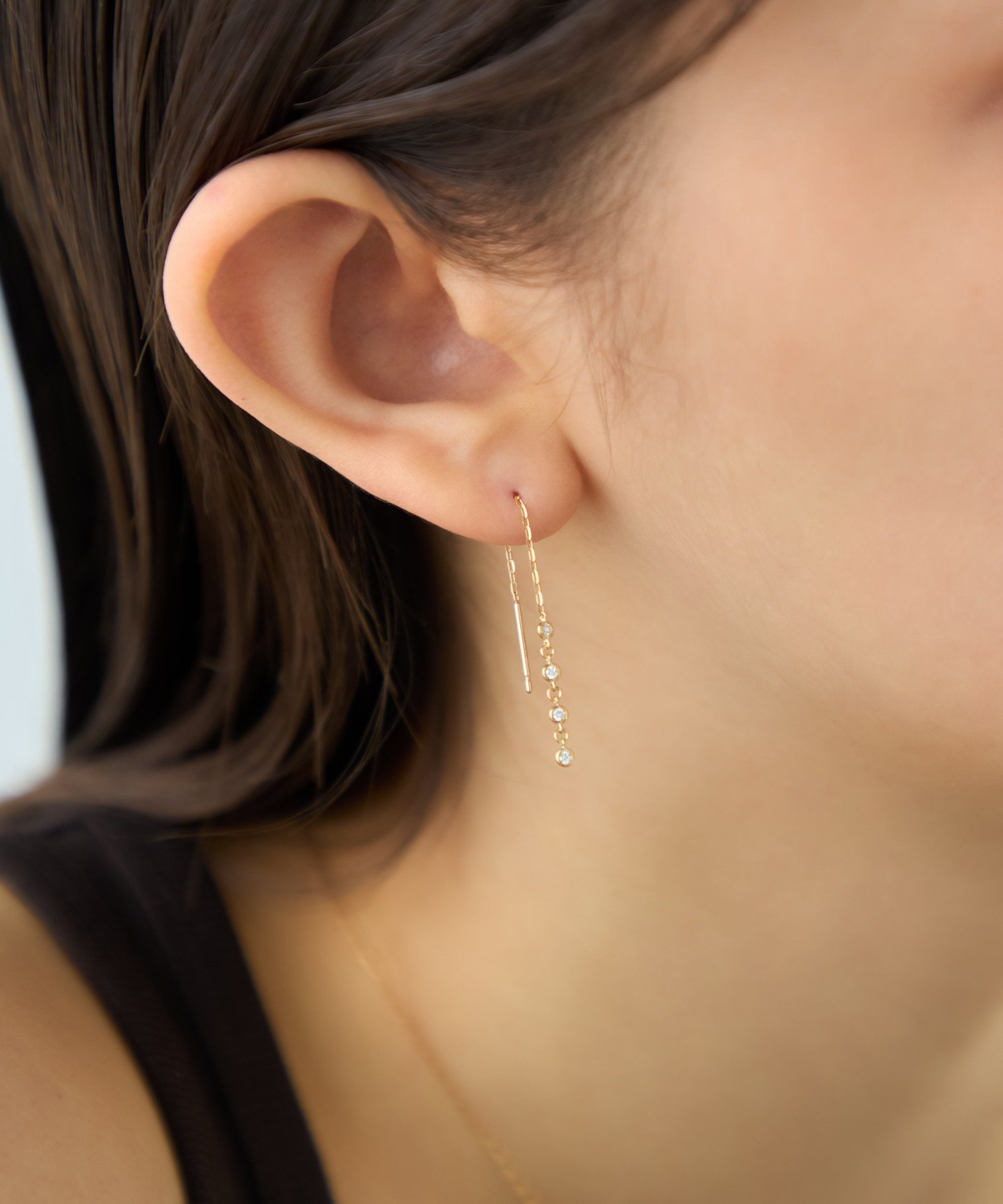 ete｜[デュー] K18YG ダイヤモンド ピアス | Rakuten Fashion(楽天