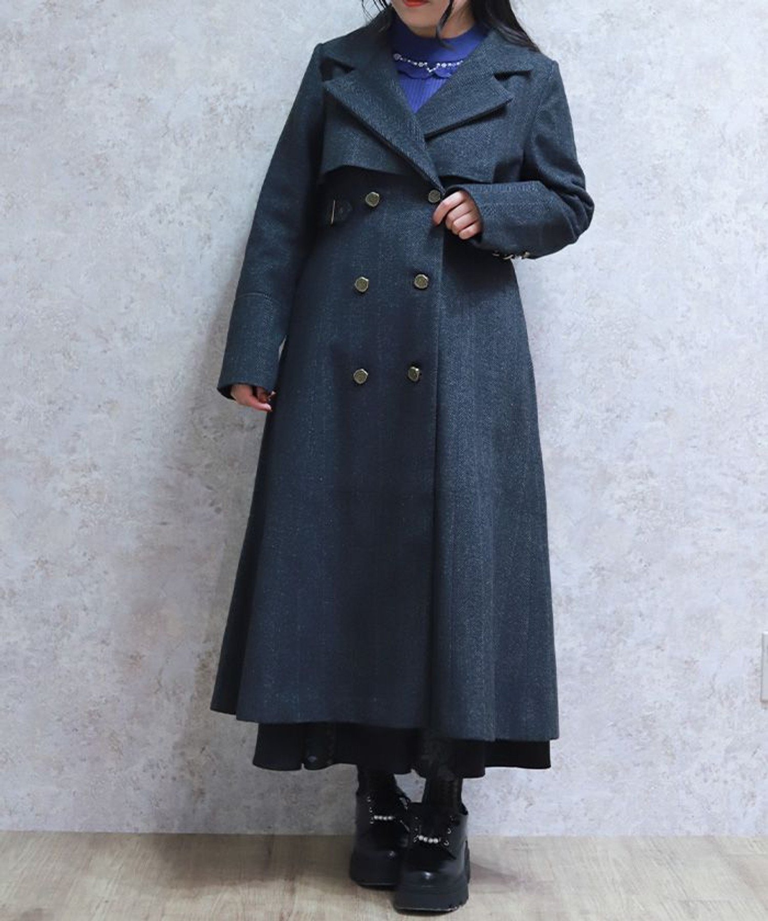 axes femme｜2WAYカラーロングコート | Rakuten Fashion(楽天