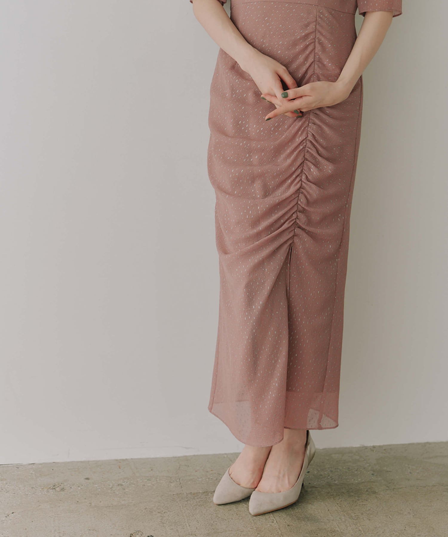 kaene｜ラメドビースリットドレス | Rakuten Fashion(楽天ファッション