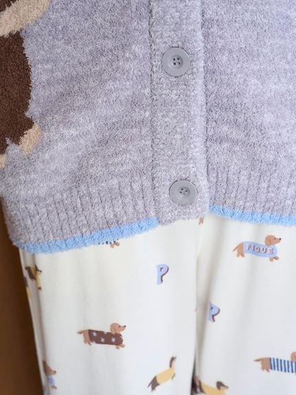 gelato pique｜ベビモコダックスフンドジャガードカーディガン