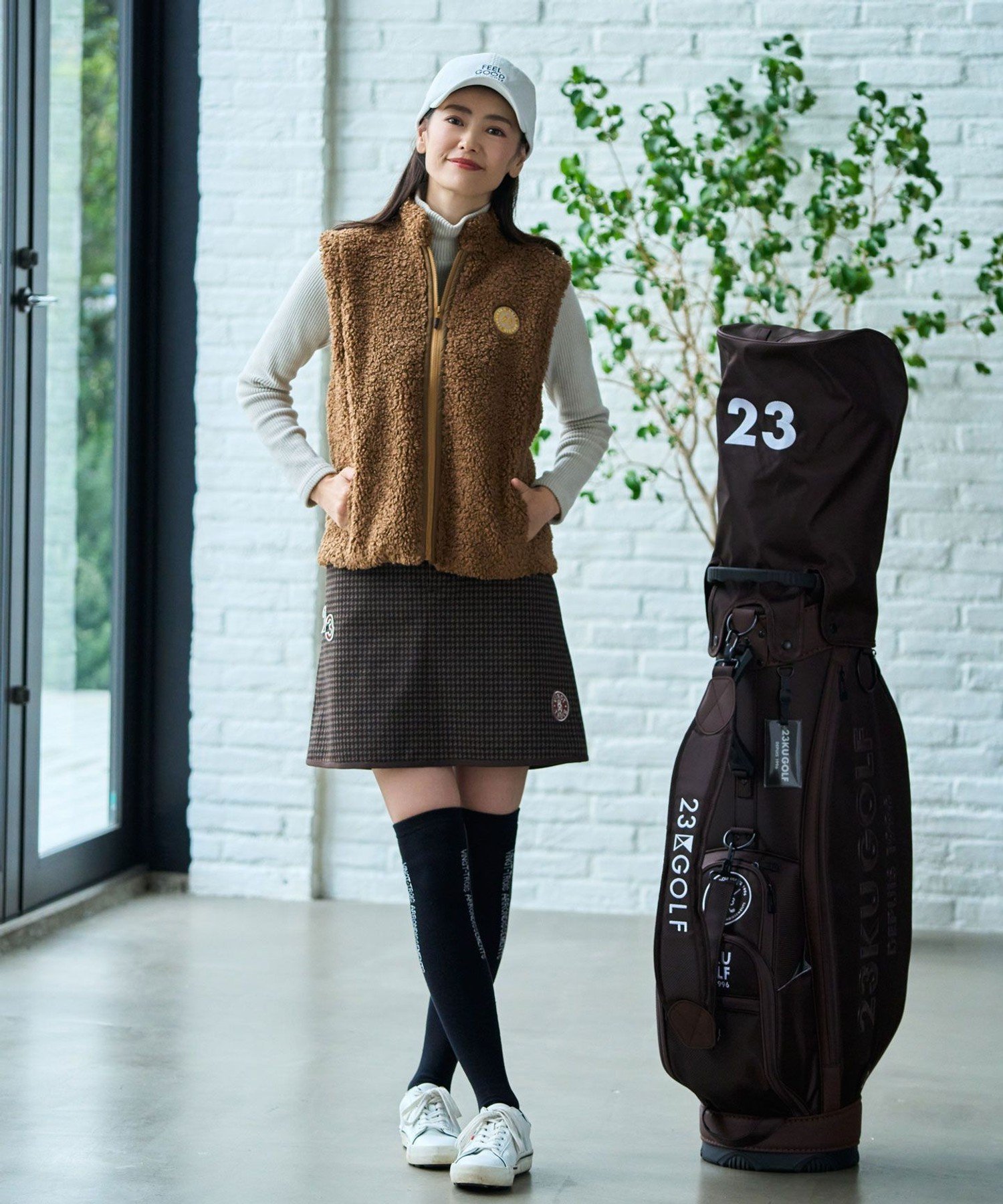 23区GOLF｜【WOMEN】ボアベスト | Rakuten Fashion(楽天ファッション